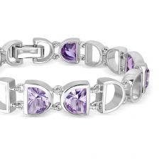 Amethyst Silver Bracelet - CB2311AM