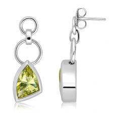 Lemon Citrine Silver Stud Earrings - CE2291GG