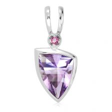 Amethyst Silver Pendant - CP2271AM