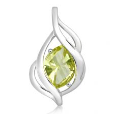 Lemon Citrine Silver Pendant - CP4841GG