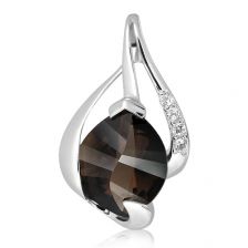 Smoky Quartz Silver Limited Pendant - CP4861SM