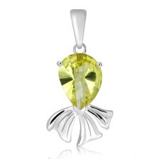 Lemon Citrine Silver Pendant - CP4981GG