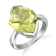 Lemon Citrine Silver Ring - CR1031GG