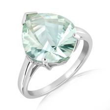 Green Prasiolite Silver Ring - CR1631GP