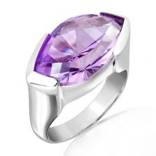 Amethyst Silver Ring - CR0021AM