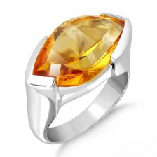 Citrine Silver Ring - CR0021GC