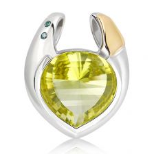 Lemon Citrine Silver Limited Pendant - PP1153GG