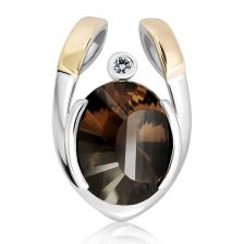 Smoky Quartz Silver Limited Pendant - PP1154SM