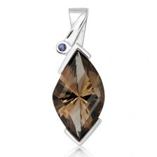 Smoky Quartz Silver Pendant - PP1603SM