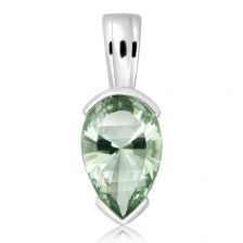 Green Prasiolite Silver Pendant - PP1669GP