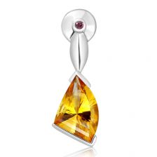 Citrine Silver Limited Pendant - PP2580GC