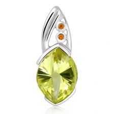 Lemon Citrine Silver Pendant - PP2591GG