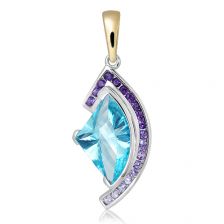 Blue Topaz Silver Limited Pendant - PP2673BT