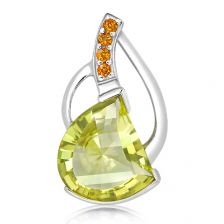 Lemon Citrine Silver Limited Pendant - PP2721GG