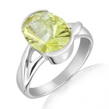 Lemon Citrine Silver Ring - PR2138GG