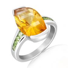 Citrine Silver Ring - PR2603GC