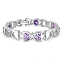 Amethyst Silver Bracelet - CB2311AM