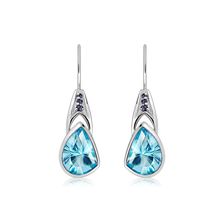 Blue Topaz Silver Hook Earrings - CE3172BT