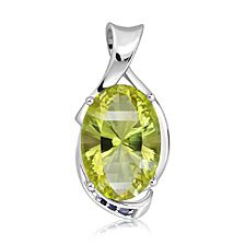 Lemon Citrine Silver Pendant - CP1062GG