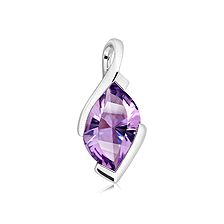 Amethyst Silver Pendant - CP0021AM