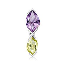 Amethyst and Lemon Citrine Silver Pendant - CP0024AM