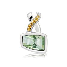 Green Prasiolite Silver Pendant - CP3173GP