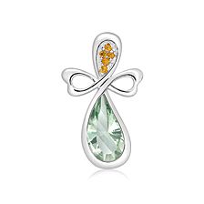 Green PrasioSilver  Pendant  - CP3741GP