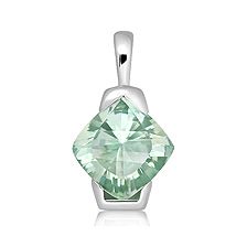 Green Prasiolite Silver Pendant - CP4721GP