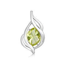 Lemon Citrine Silver Pendant - CP4841GG