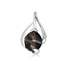 Smoky Quartz Silver Limited Pendant - CP4861SM