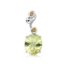 Lemon Citrine Silver Limited Pendant - CP0671GG