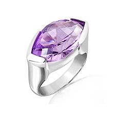 Amethyst Silver Ring - CR0021AM