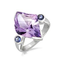 Amethyst Silver Ring - CR0321AM