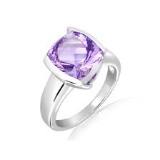 Amethyst Silver Ring - CR4722AM