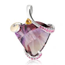 Ametrine One Of A Kind Silver Pendant - ON1581AT