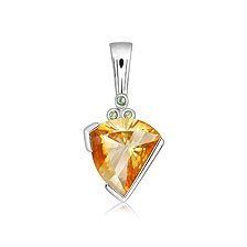 Citrine Silver Pendant - PP2112GC