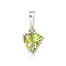 Lemon Citrine Silver Pendant - PP2112GG