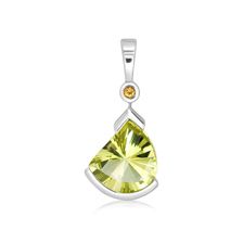 Lemon Citrine Silver Pendant - PP2119GG