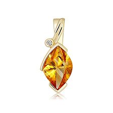 Golden Citrine 9K Yellow Gold Limited Pendant - GPP2590GC