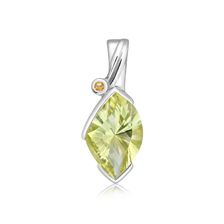 Lemon Citrine Silver Pendant - PP2590GG