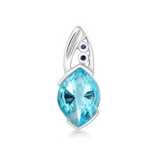 Blue Topaz Silver Pendant - PP2591BT