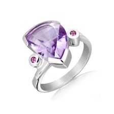 Amethyst Silver Ring - PR2043AM