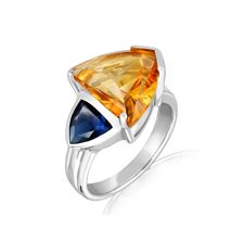 Citrine Silver Ring - PR2611GC